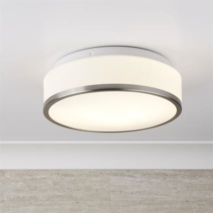 Searchlight - Loftlampe til badeværelset DISC 2xE27/60W/230V IP44