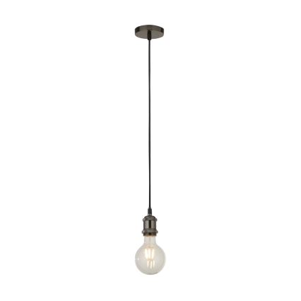 Searchlight - Pendel med wire SUSPENSION 1xE27/60W/230V antracit