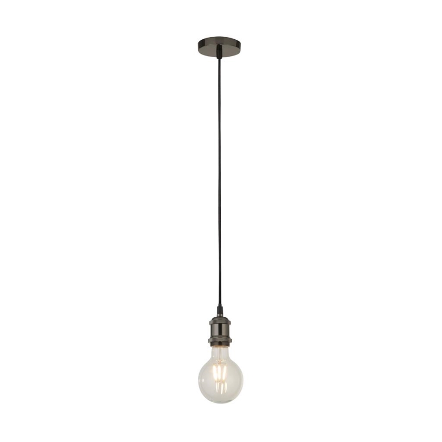Searchlight - Pendel med wire SUSPENSION 1xE27/60W/230V antracit