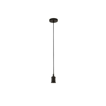 Searchlight - Pendel med wireophæng SUSPENSION 1xE27/60W/230V sort