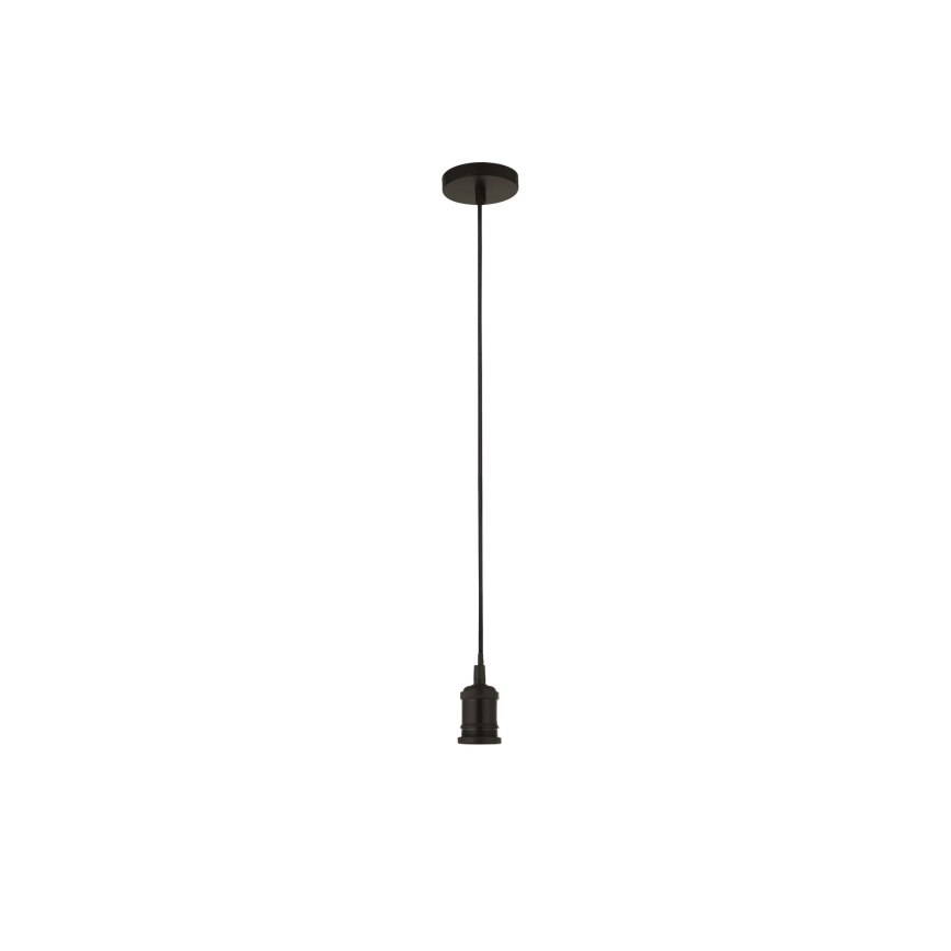 Searchlight - Pendel med wireophæng SUSPENSION 1xE27/60W/230V sort