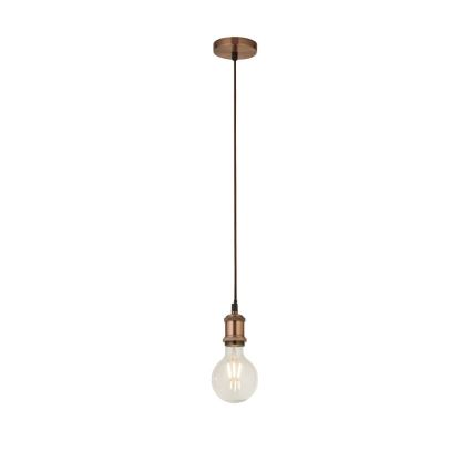 Searchlight - Pendel på wire SUSPENSION 1xE27/60W/230V kobber