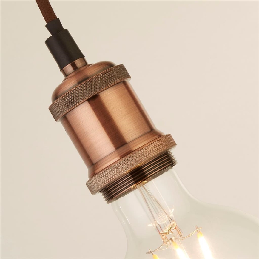 Searchlight - Pendel på wire SUSPENSION 1xE27/60W/230V kobber