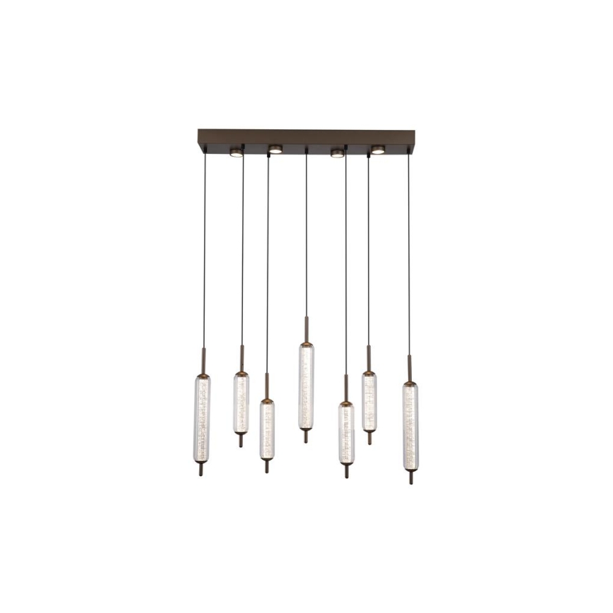 Searchlight - LED-dæmpbar pendel med wireophæng CATTAIL LED/33W/230V