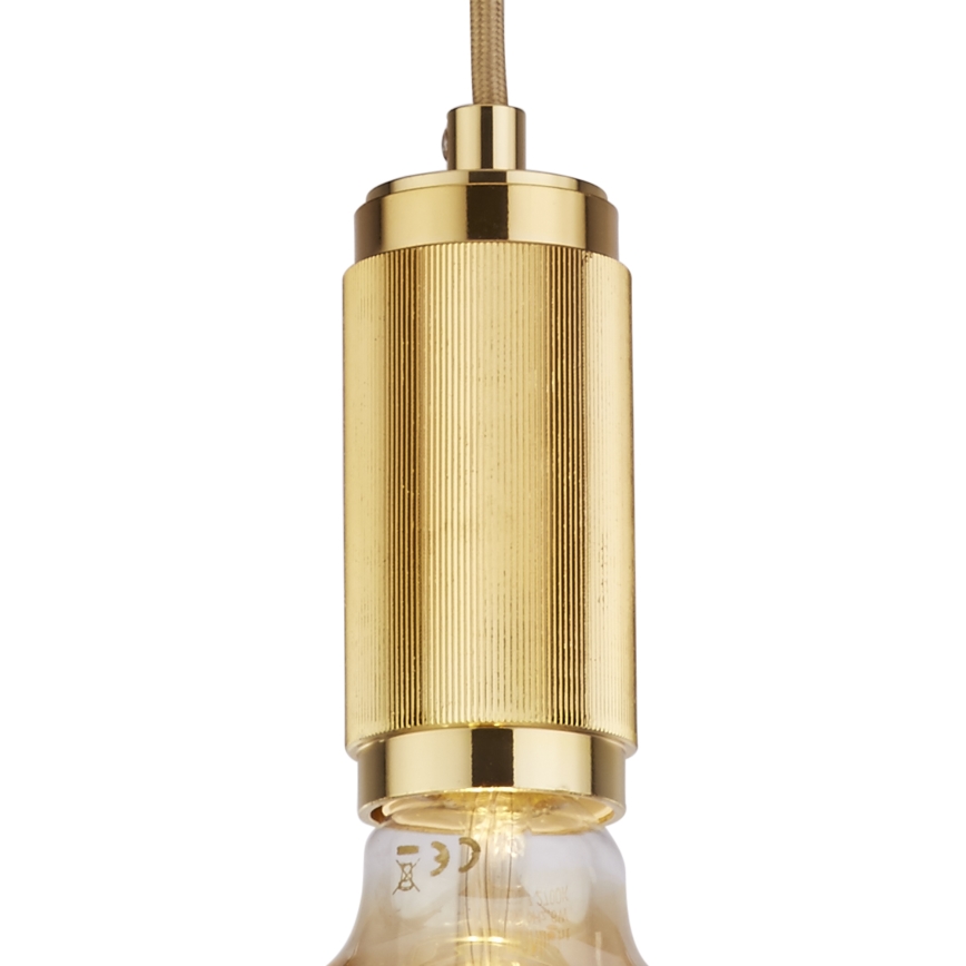 Searchlight - Pendel med wire SUSPENSION 1xE27/60W/230V guld