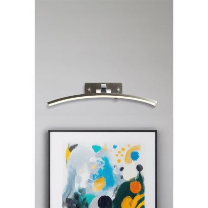 Searchlight - LED billedbelysning SANTORINI LED/10,88W/230V sølv