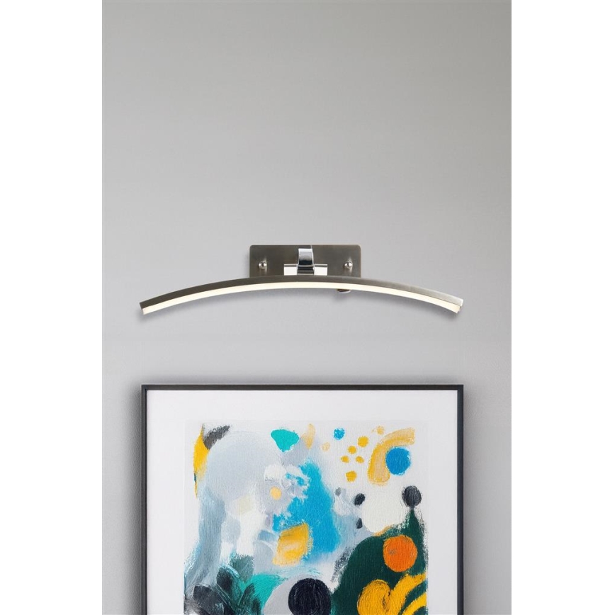 Searchlight - LED billedbelysning SANTORINI LED/10,88W/230V sølv