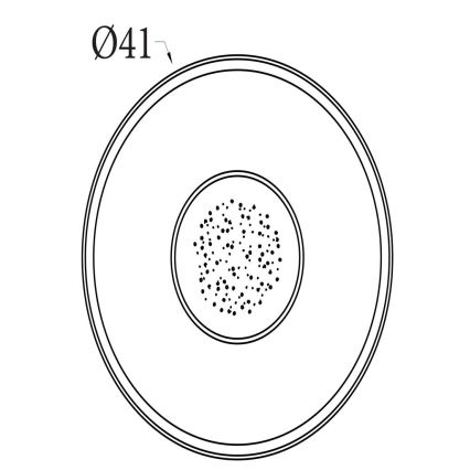 Searchlight - LED-dæmpbar loftlampe LUMADISC LED/20W/230V Ø 41 cm