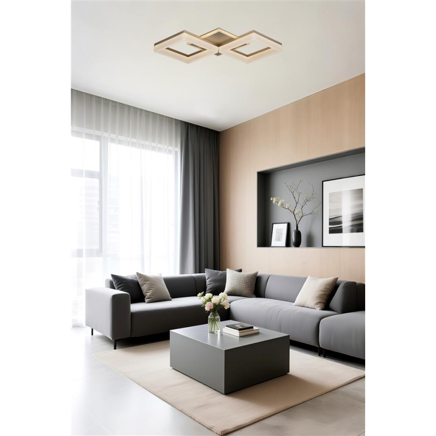 Searchlight - Dæmpbar LED-loftlampe FENCE LED/25W/230V