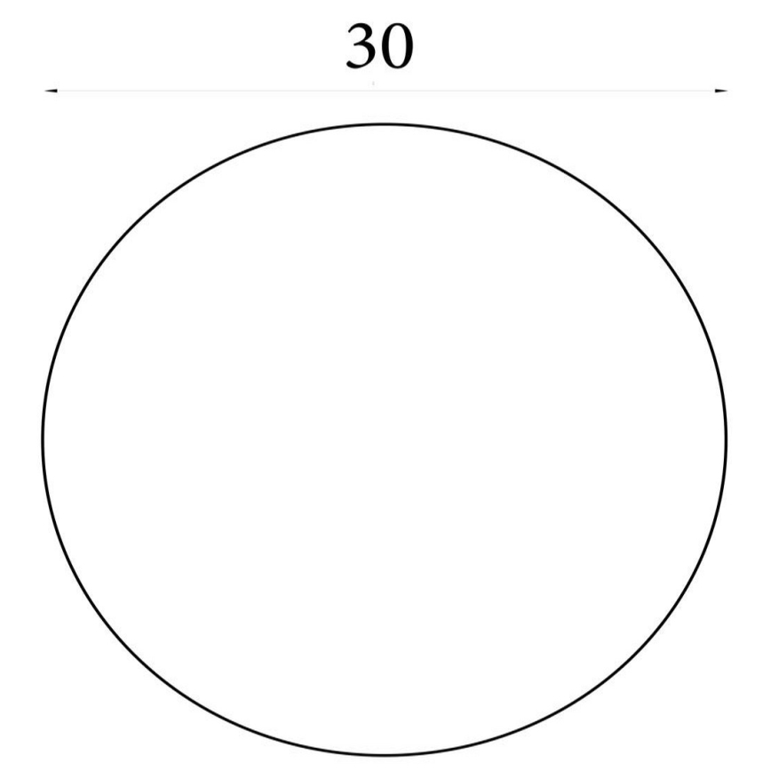 Searchlight - LED loftlampe CLOUDS LED/16W/230V 2700/3200/4000K Ø 30 cm hvid