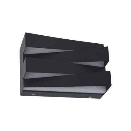 Searchlight - LED væglampe SECTION LED/18W/230V sort