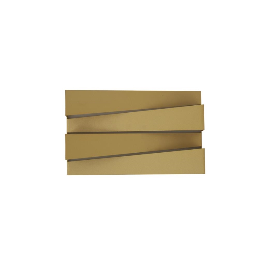 Searchlight - LED-væglampe SECTION LED/18W/230V guld