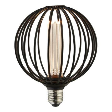 Searchlight - Lysekrone på wire SWEDEN 5xE27/60W/230V brun/røgfarvet