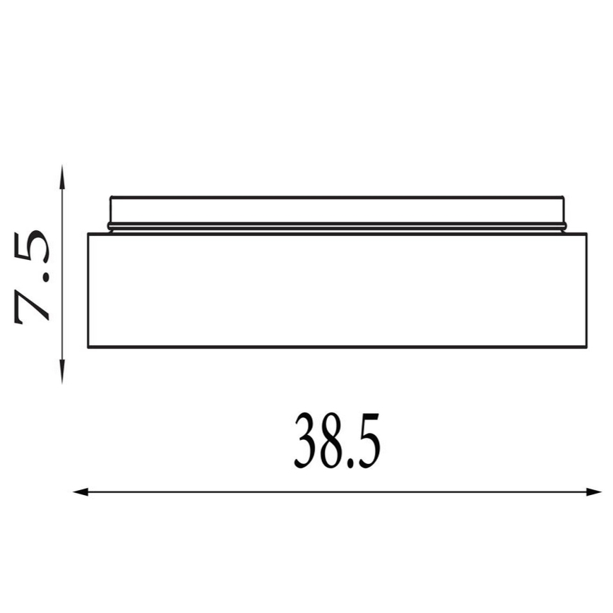 Searchlight - Dæmpbar LED-loftlampe POLKA LED/24W/230V + LED/6W Ø 38,5 cm brun