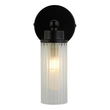 Searchlight - Badeværelses vægarmatur IMPERIAL 1xG9/7W/230V IP44 sort