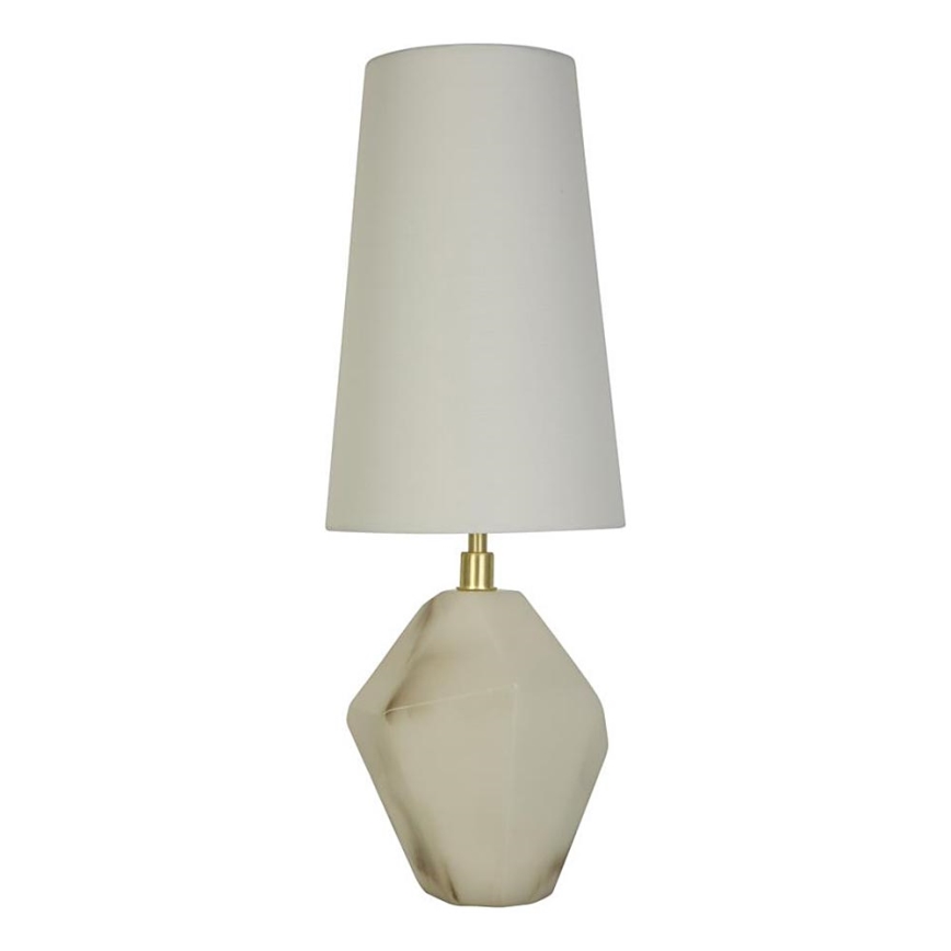 Searchlight - Bordlampe APEX 1xE27/60W/230V hvid/grå