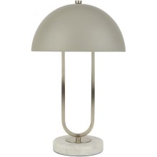 Searchlight - Bordlampe DOME 1xG9/7W/230V sølvfarvet
