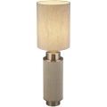 Searchlight - Bordlampe FLASK 1xE27/60W/230V beige