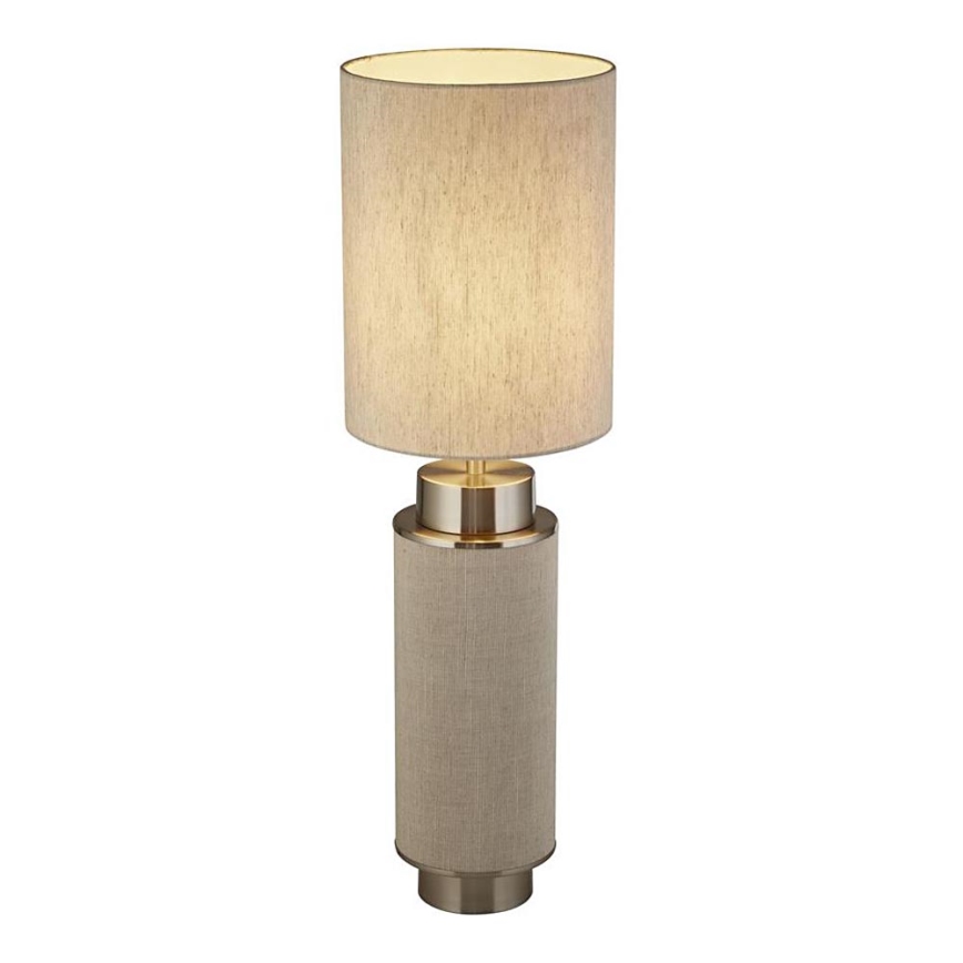 Searchlight - Bordlampe FLASK 1xE27/60W/230V beige