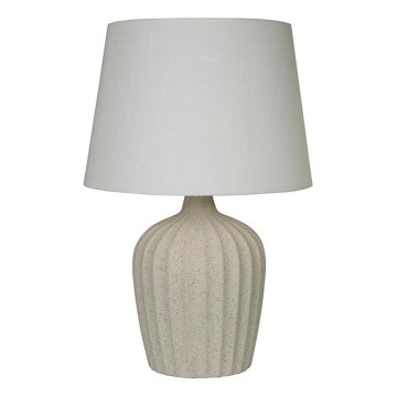 Searchlight - Bordlampe PADSTOW 1xE27/60W/230V cremefarvet