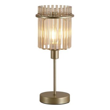 Searchlight - Bordlampe SWIZZLE 1xE14/60W/230V guld