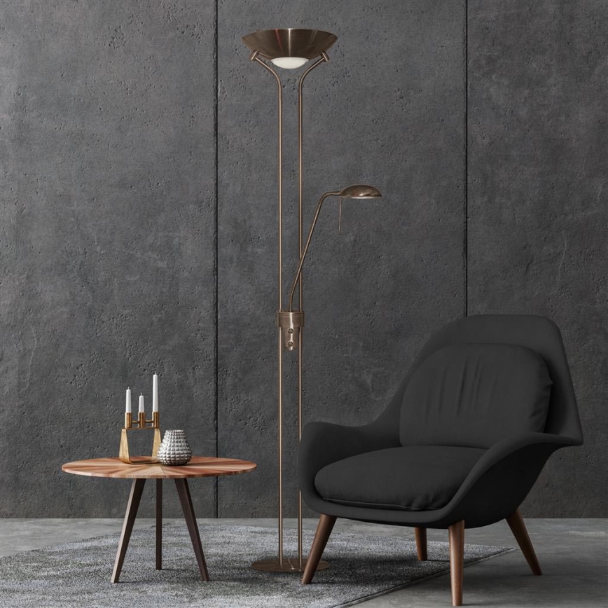 Searchlight - Dæmpbar gulvlampe MOTHILD 1xR7s/14W+1xG9/8W/230V