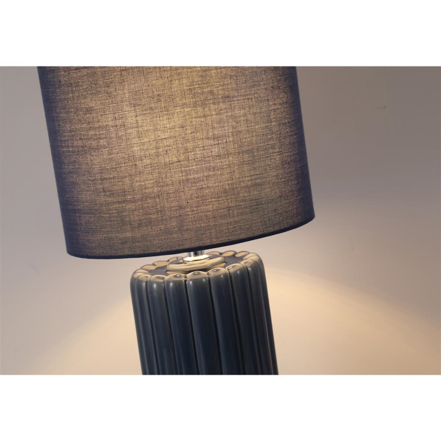 Searchlight - Bordlampe GROOVE 1xE14/60W/230V blå