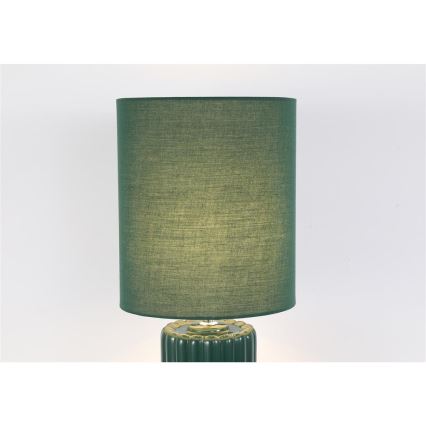 Searchlight - Bordlampe GROOVE 1xE14/60W/230V grøn