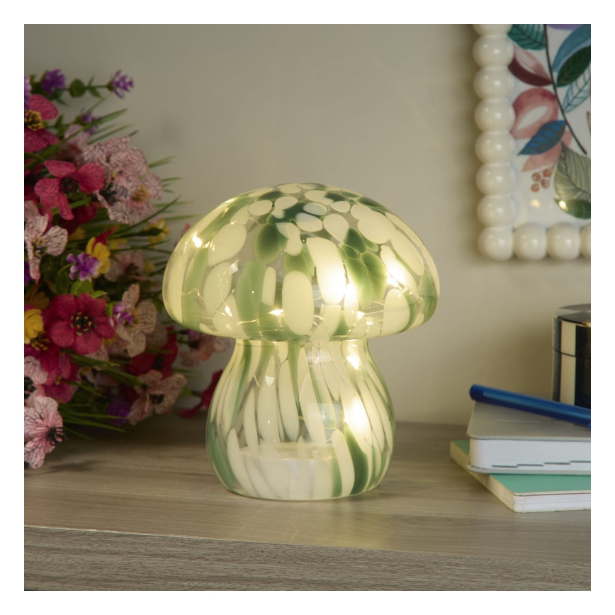 Searchlight - LED-bordlampe AMELIA LED/0,2W/230V grøn