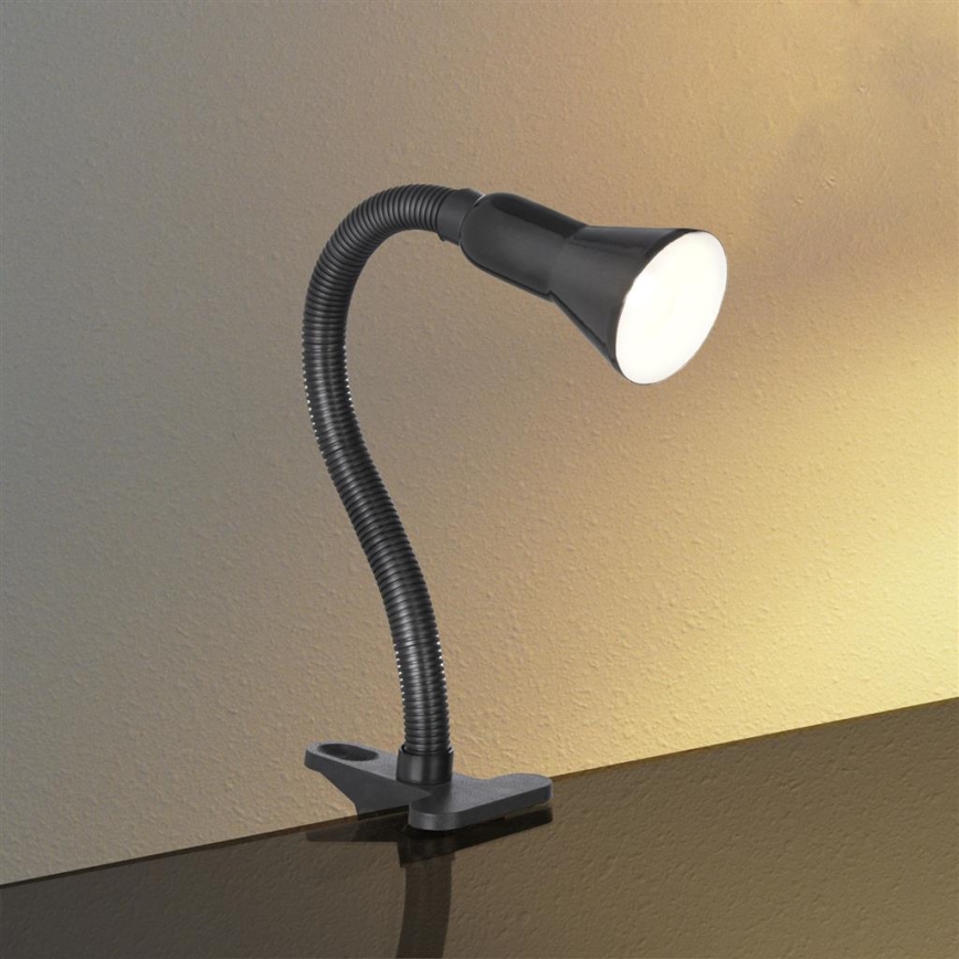 Searchlight - Fleksibel bordlampe DESK 1xE14/40W/230V