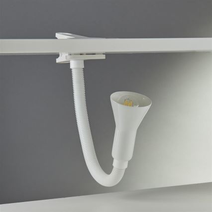 Searchlight - Fleksibel bordlampe DESK 1xE14/7W/230V