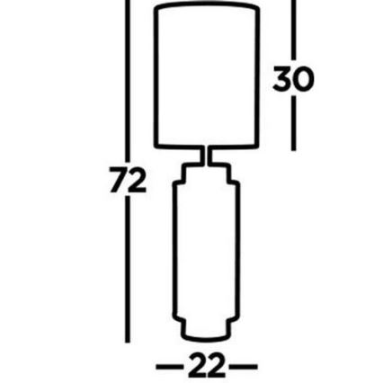 Searchlight - Bordlampe FLASK 1xE27/60W/230V grøn