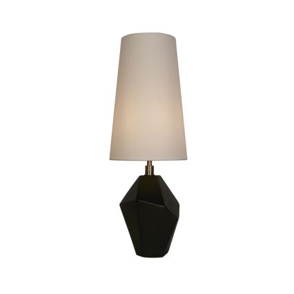 Searchlight - Bordlampe APEX 1xE27/60W/230V sort/grå