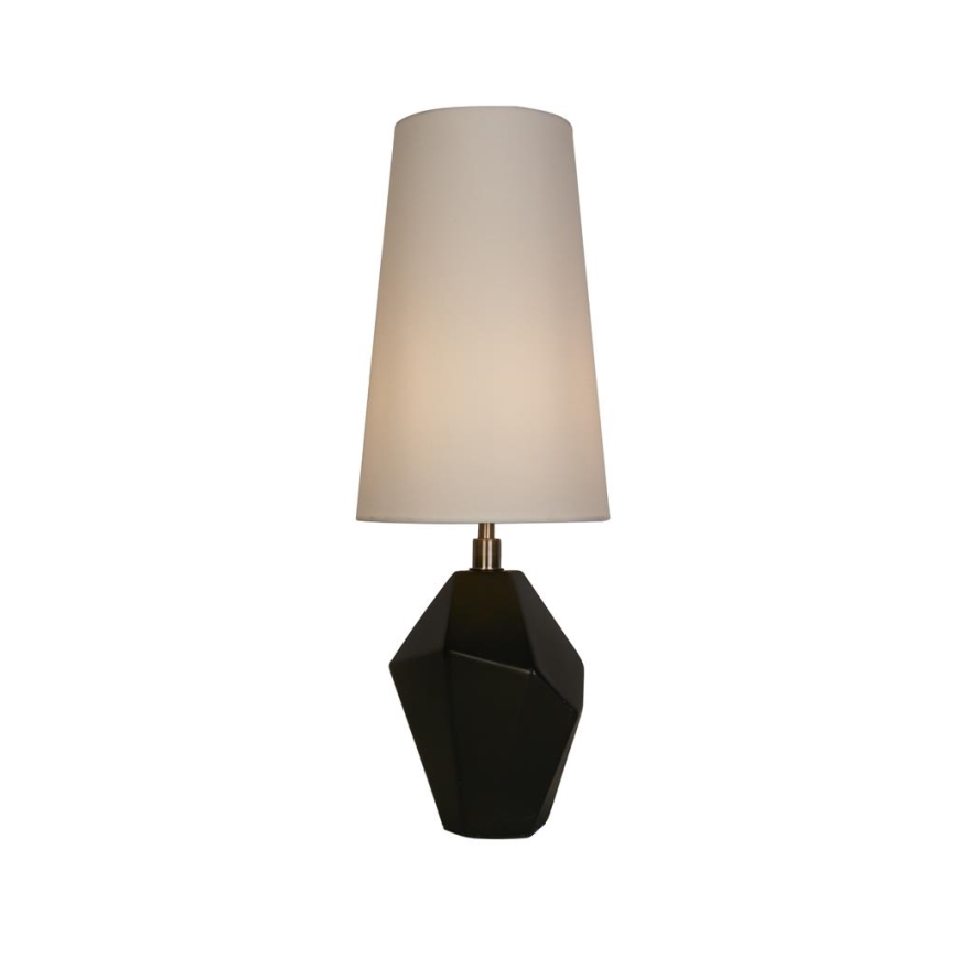 Searchlight - Bordlampe APEX 1xE27/60W/230V sort/grå