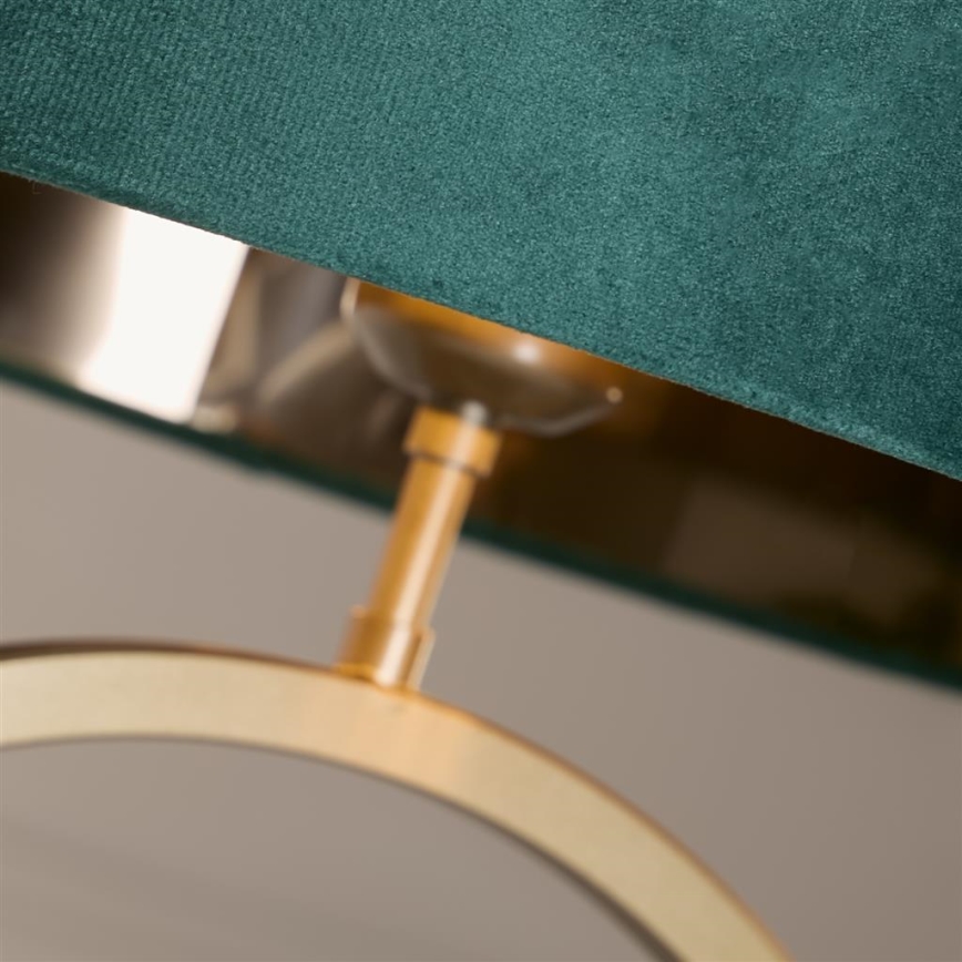 Searchlight - Bordlampe ELEGANT 1xE27/60W/230V grøn