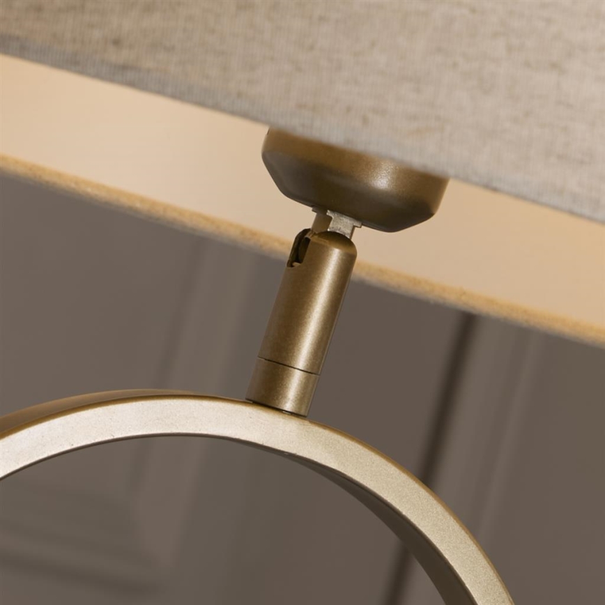 Searchlight - Bordlampe MODISH 1xE27/60W/230V cremefarvet