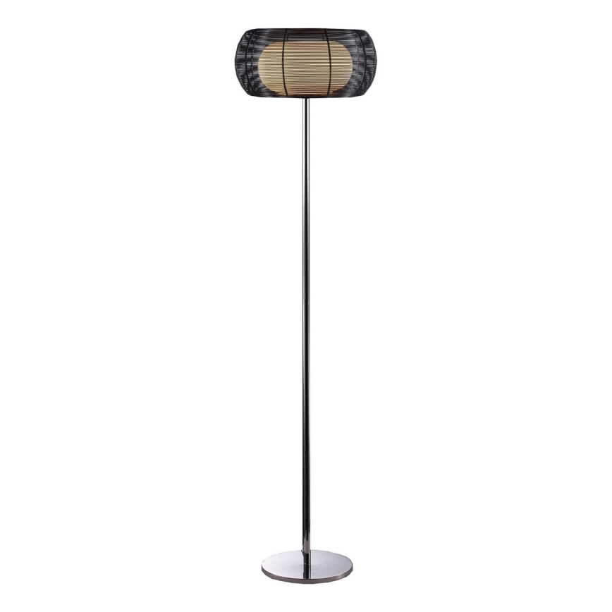 Searchlight - Gulvlampe 2xE27/60W/230V sort