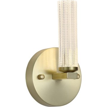 Searchlight - LED dæmpbar badeværelses væglampe ABERDEEN LED/7W/230V IP44 messing