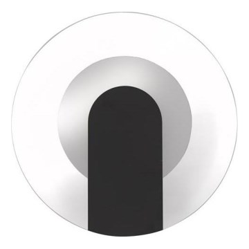 Searchlight - LED vægarmatur TARGET LED/7W/230V sort