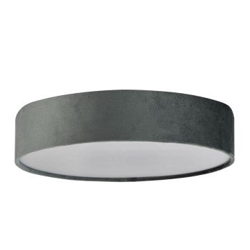 Searchlight - Loftlampe DRUM 3xE27/60W/230V grå