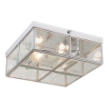 Searchlight - Loftlampe FLUSH 2xE14/40W/230V skinnende krom