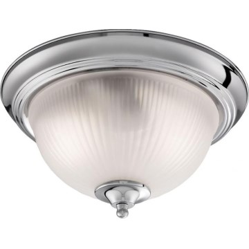 Searchlight - Loftlampe FLUSH 2xE14/40W/230V skinnende krom