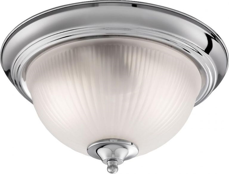 Searchlight - Loftlampe FLUSH 2xE14/40W/230V skinnende krom