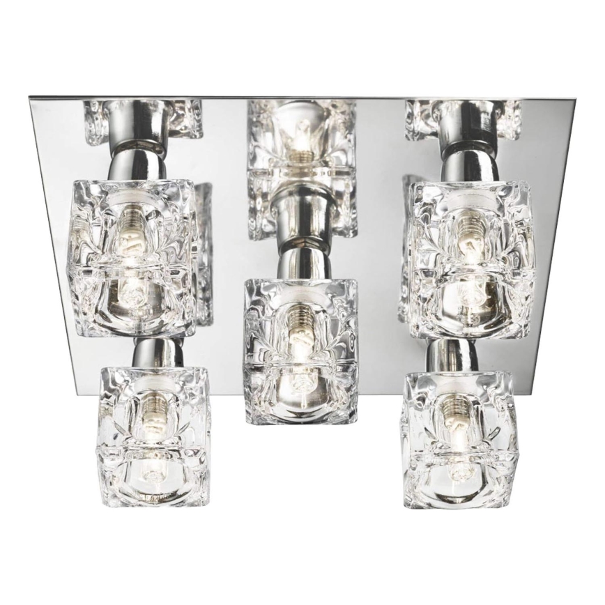 Searchlight - Loftlampe ICE CUBE 5xG9/33W/230V krom
