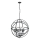 Searchlight - Loftlampe på kæde ORBIT 6xE14/60W/230V sort
