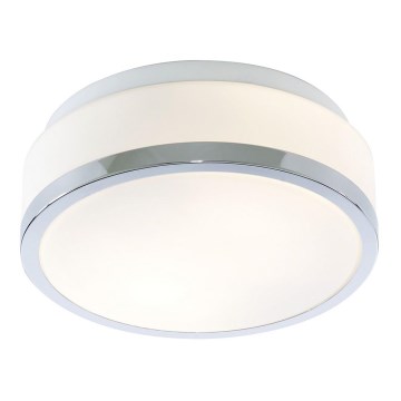 Searchlight - Loftlampe til badeværelse DISC 2xE27/60W/230V IP44