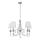 Searchlight - Pendel med kædeophæng PORTICO 5xG9/33W/230V skinnende krom