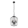 Searchlight - Pendel med kædeophæng SHOWER 5xE14/60W/230V sort