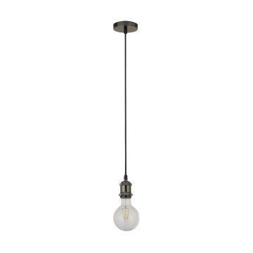 Searchlight - Pendel med wire SUSPENSION 1xE27/60W/230V antracit