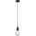 Searchlight - Pendel med wireophæng SUSPENSION 1xE27/60W/230V sort